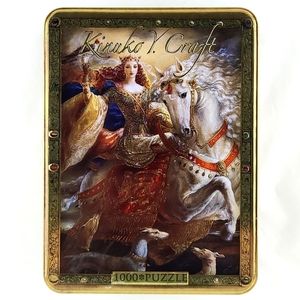 RARE New Sealed Kinuko Y Craft MasterPieces Tin Box 1000 Pcs Jigsaw Puzzle